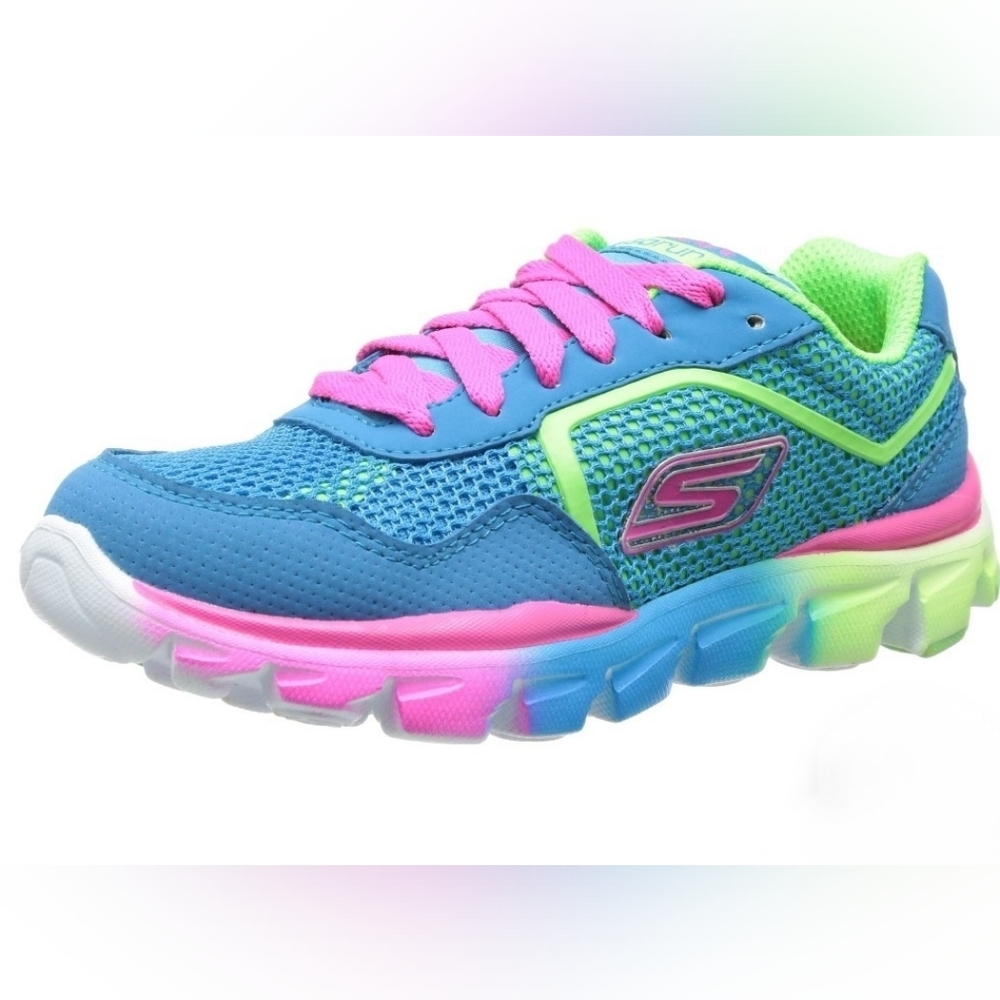 Like-NEW Skechers Girls "Go Run Ride" Athletic Shoe